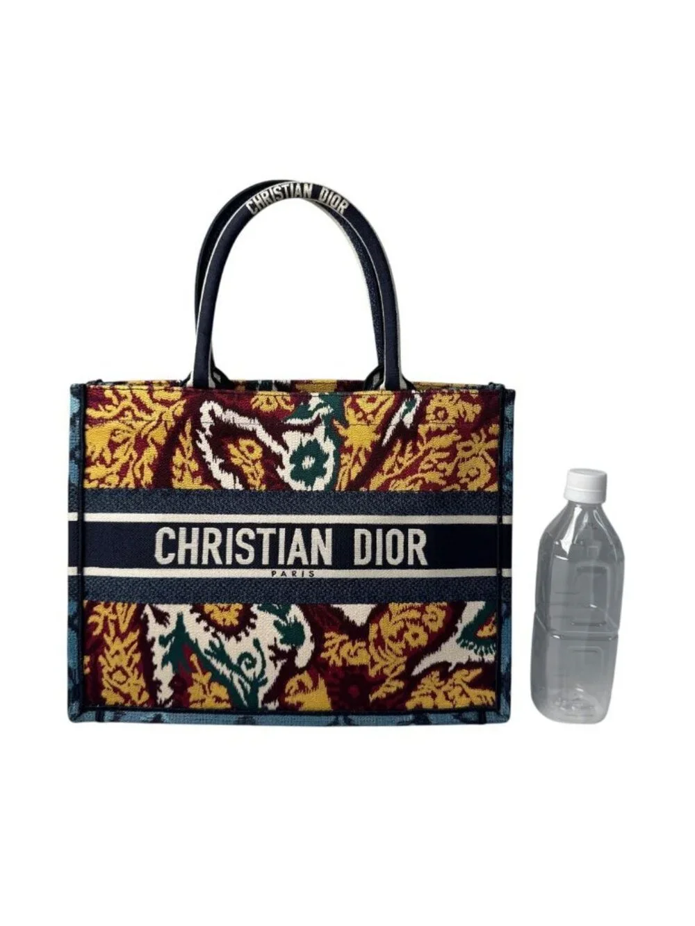 Dior Book Tote Bag Cruise Paisley Embroidery
